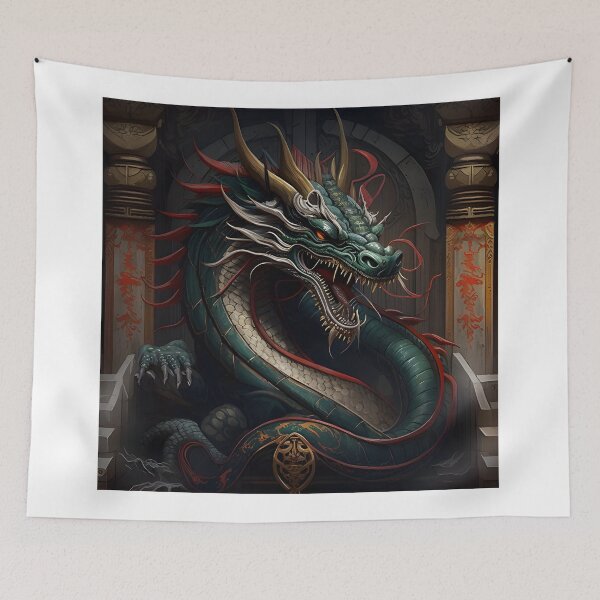 Item preview, Dragon in the temple designed and sold by aliali7046.