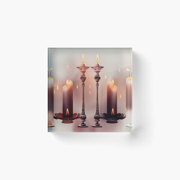 Artikelvorschau, a group of lit candles sitting next to each other entworfen und verkauft von DesignAtYO.