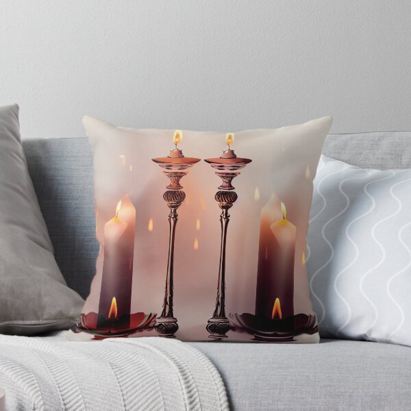 Item preview, a group of lit candles sitting next to each other designed and sold by DesignAtYO.