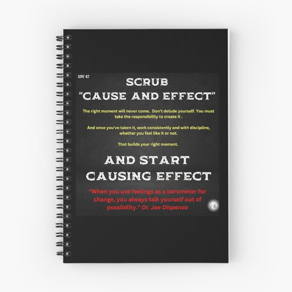 Item preview, Day 47 of the year: Scrub cause and effect. Start causing effect designed and sold by BuddyBoots.