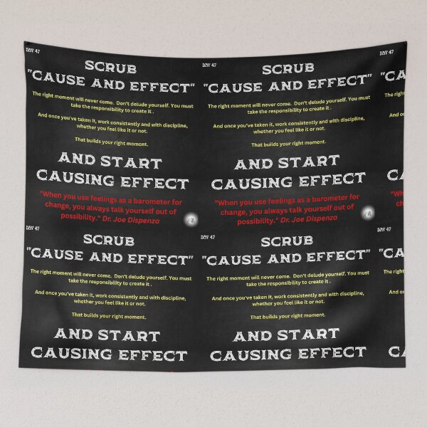 Item preview, Day 47 of the year: Scrub cause and effect. Start causing effect designed and sold by BuddyBoots.