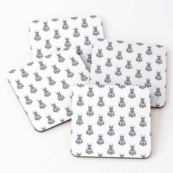Item preview, Minimal navy blue ikat seamless pattern designed and sold by lkanisa.