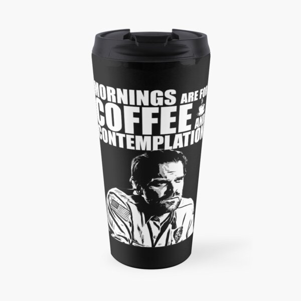 Stranger Things - Jim Hopper - Mornings are for coffee and contemplation Travel Mug