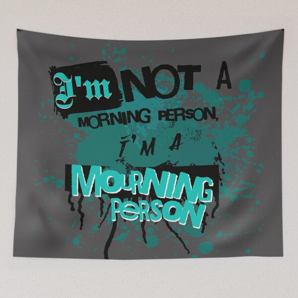Item preview, Im not a morning person  designed and sold by Depressed-Bunny.