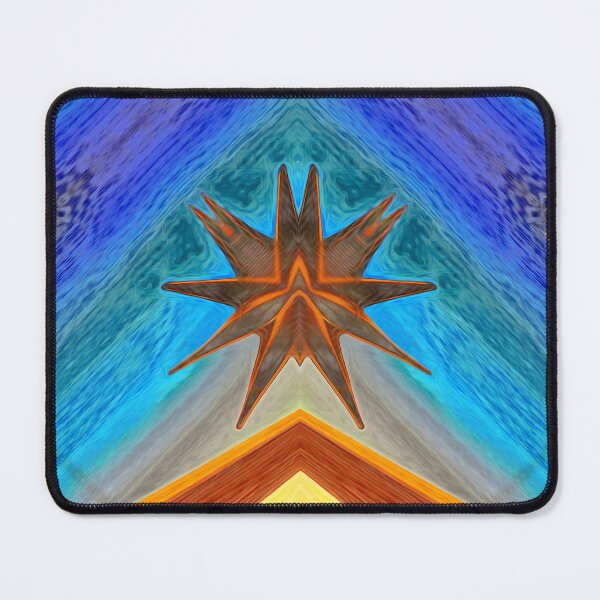 Item preview, *LUMINOUS CONCERTO FOR A NINE-POINTED STAR, IN OCEAN MOON - BAHA'I SIGN - UNITY IN DIVERSITY - BAHA'I WORLD PEACE - UNIVERSAL LOVE - WORLD CITIZEN* designed and sold by Ralek.