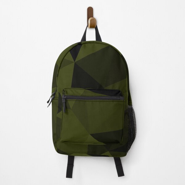 Item preview, Dark army green black geometric mesh pattern cool geometry shapes designed and sold by PLdesign.