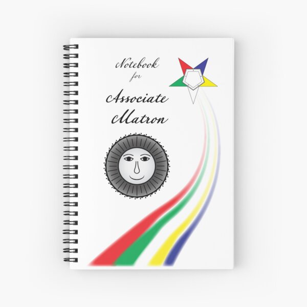 Item preview, Associate Matron’s Notebook for Order of the Eastern Star, OES inspired symbol  designed and sold by photonxt.