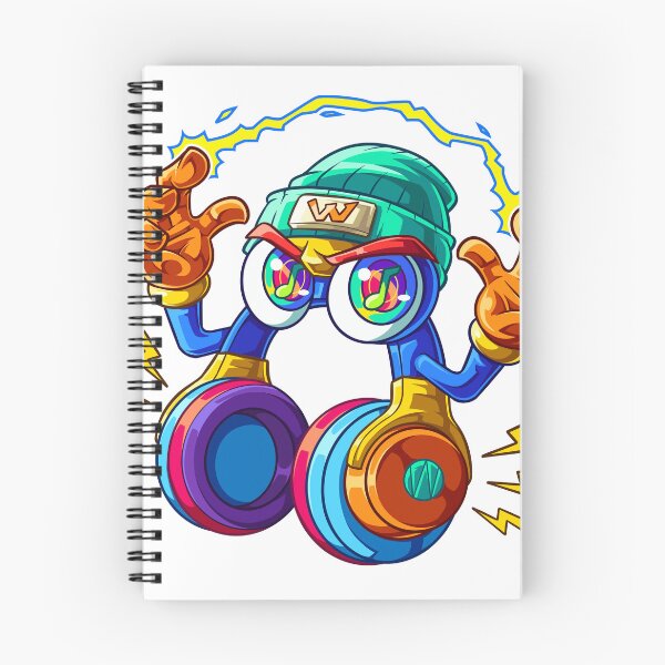 Item preview, Funky Colorful Cartoon Headphone  designed and sold by Woketoon.