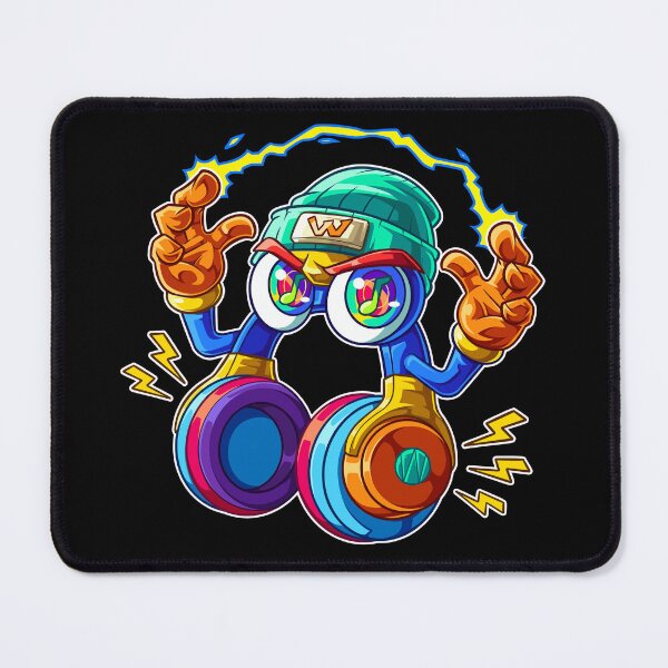 Item preview, Funky Colorful Cartoon Headphone  designed and sold by Woketoon.