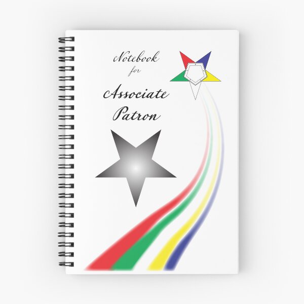 Item preview, Associate Patron’s Notebook for Order of the Eastern Star, OES inspired symbol  designed and sold by photonxt.