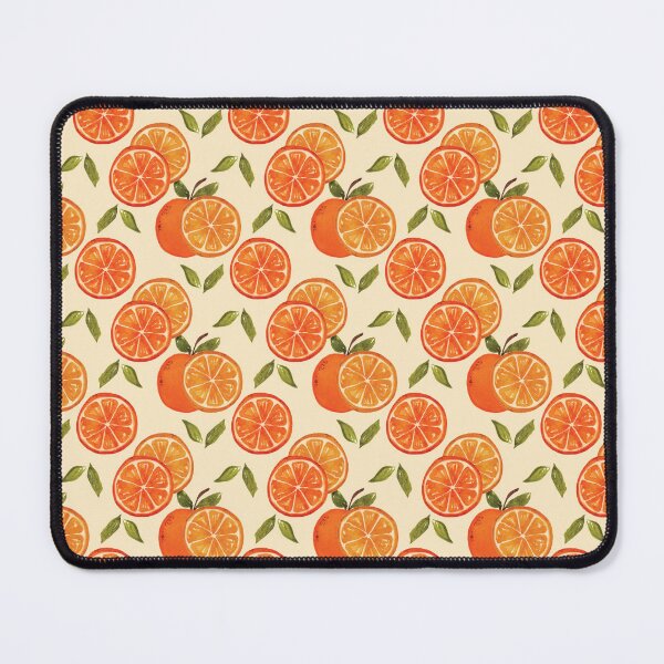 Item preview, Oranges in Yellow Background designed and sold by Blanca-and-Rose.