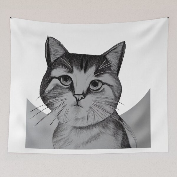 Item preview, Drawed Cat designed and sold by doomwalker2010.