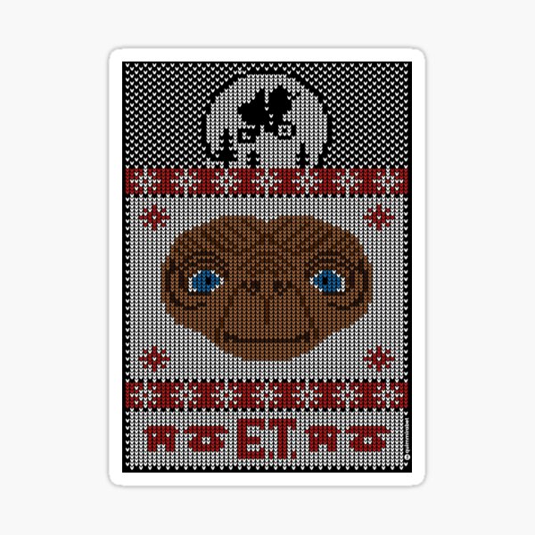 Aperçu de l'œuvre ET XMAS - ET Ugly Sweater créée et vendue par quimmirabet.