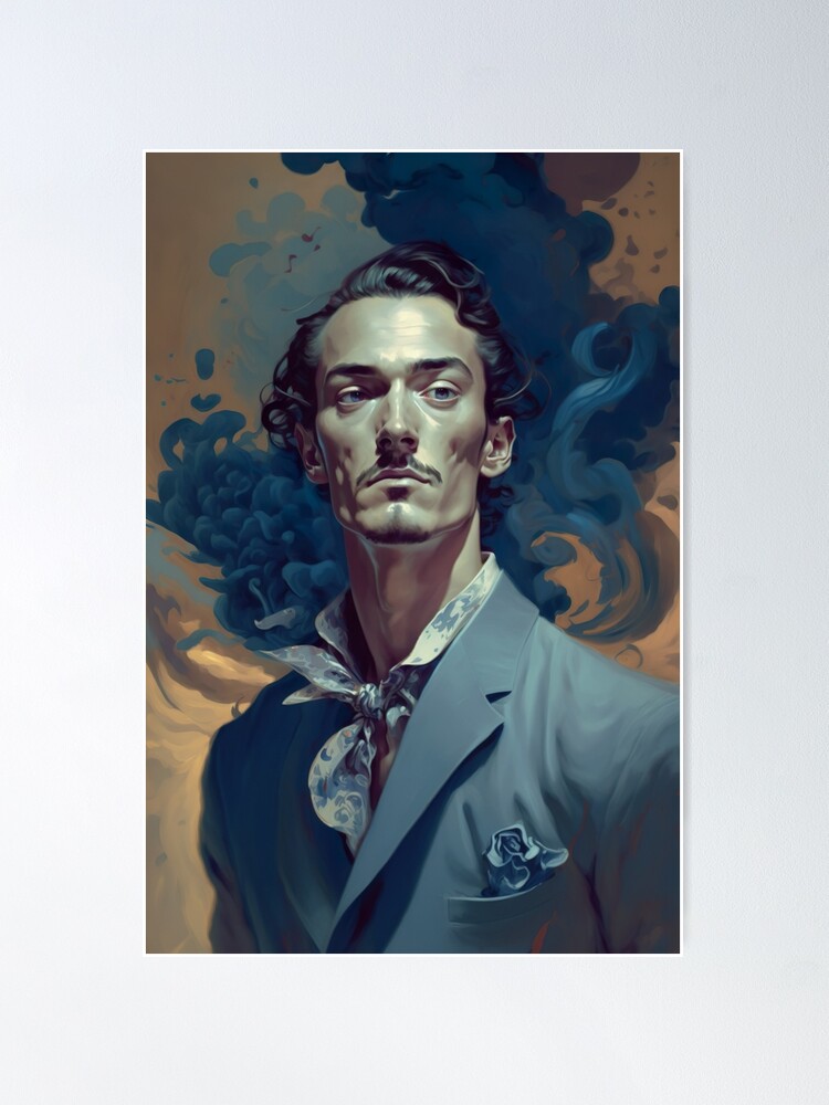 Salvador Dali Drawing by Fernando Cezan