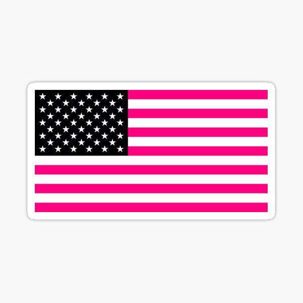 Barbie - American pink flag