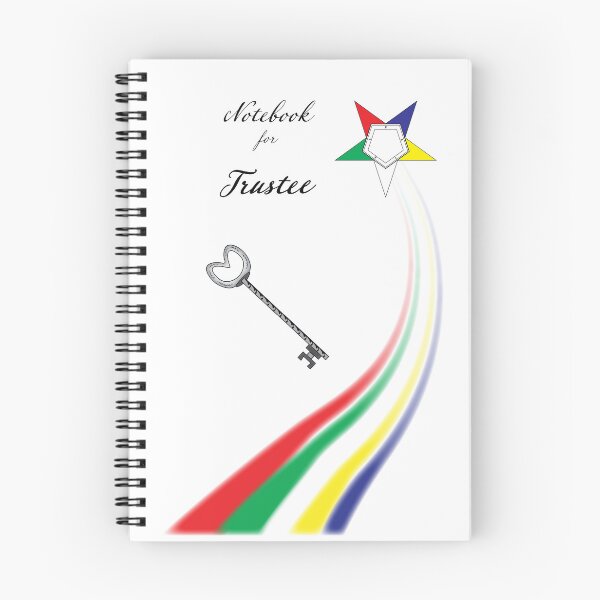 Item preview, Trustee’s Notebook for Order of the Eastern Star, OES inspired symbol  designed and sold by photonxt.