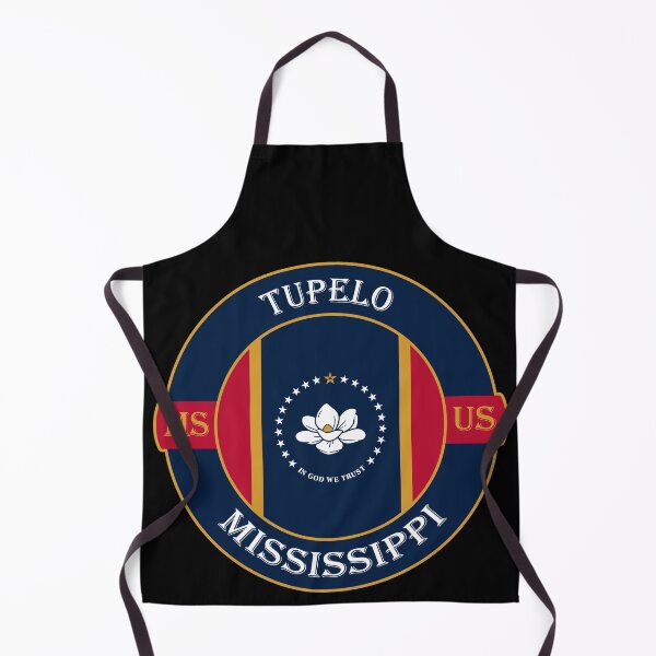 Item preview, Tupelo Mississippi Flag USA Seal Stamp Badge Travel Souvenir designed and sold by TeeHome.