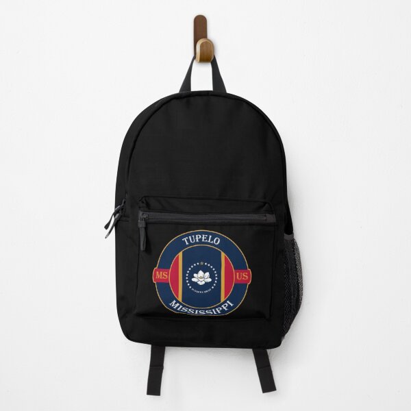 Item preview, Tupelo Mississippi Flag USA Seal Stamp Badge Travel Souvenir designed and sold by TeeHome.