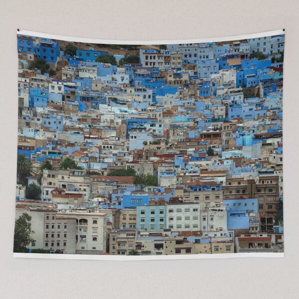 Item preview, Chefchaouen, Morocco urbanization designed and sold by Nicomaja.