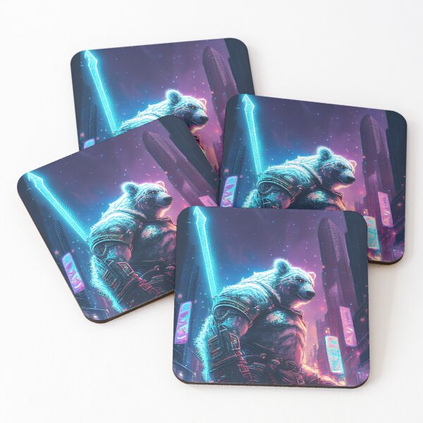 Item preview, Cybernetic Enhanced Polar Bear Cyberpunk City designed and sold by Chrizz1990.