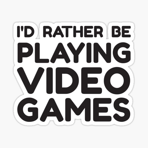 Online Video Games Stickers Redbubble - gregarious games roblox