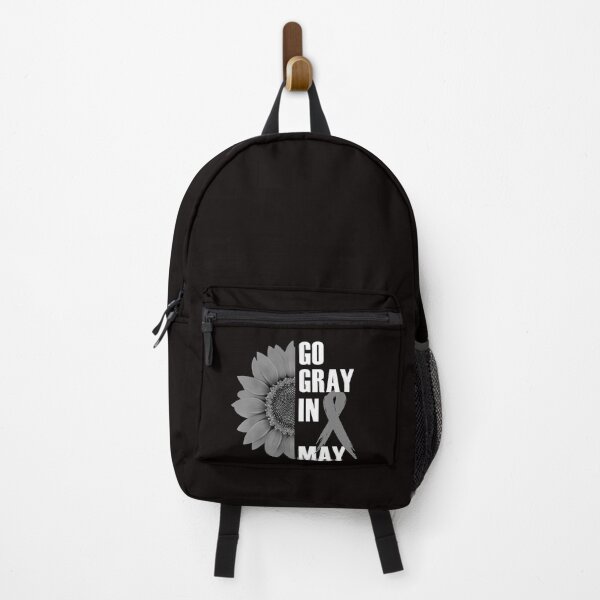 Item preview, Womens Go Gray in May Brain Cancer Awareness Grey Ribbon Sunflower designed and sold by rfp8038.