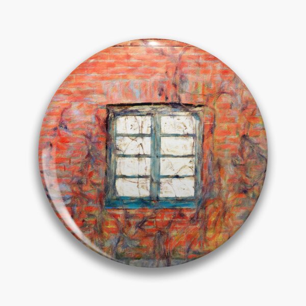 Item preview, Red Brick Building with Three Windows Digital Art designed and sold by Taina Sohlman.