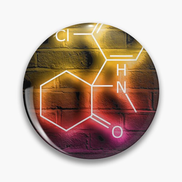 Item preview, ketamine molecule composition chemical structure  designed and sold by limonhakec.