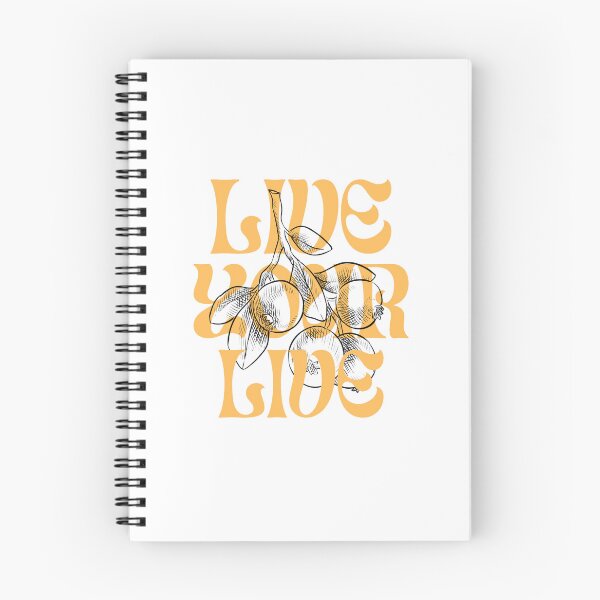 Item preview, Live your Life Fruit Typography designed and sold by Kyber-Arts.