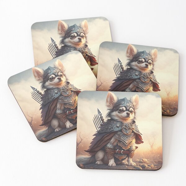 Item preview, Chihuahua Charge - Barbarian Dog Class Dungeons and Dragons (D&D) designed and sold by PandaCreates.