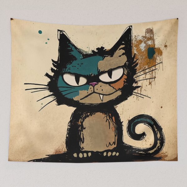 Item preview, Graffiti Cat designed and sold by NattyCorvus.
