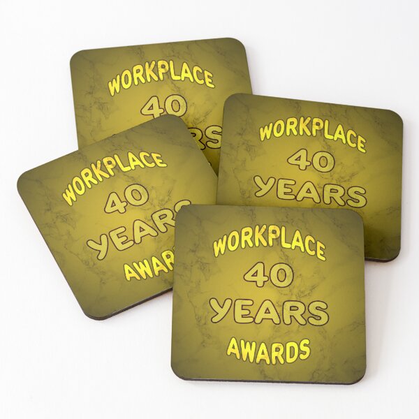 Item preview, Workplace Awards - 40 Years Service designed and sold by Fanarchist.