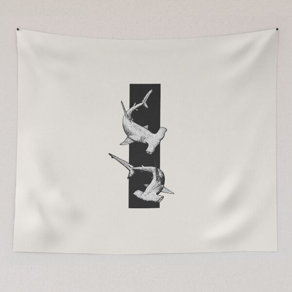 Item preview, HAMMERHEAD SHARK | INK STYLE designed and sold by LiartVibes.