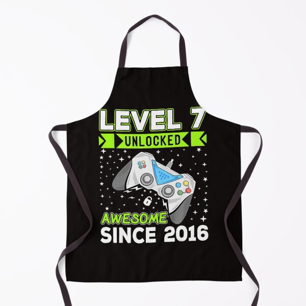 Item preview, Level 7 Unlocked Awesome 2016 Video Game 7th Birthday designed and sold by czl8723.