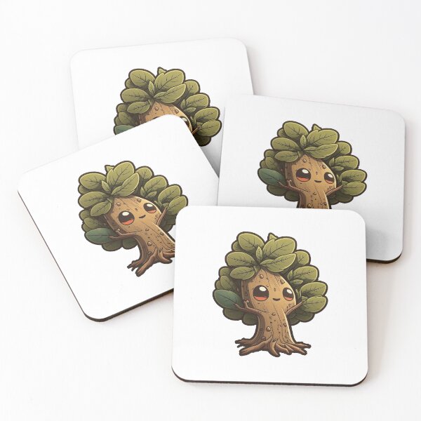 Item preview, Small, happy oak tree designed and sold by AstroStickerCo.
