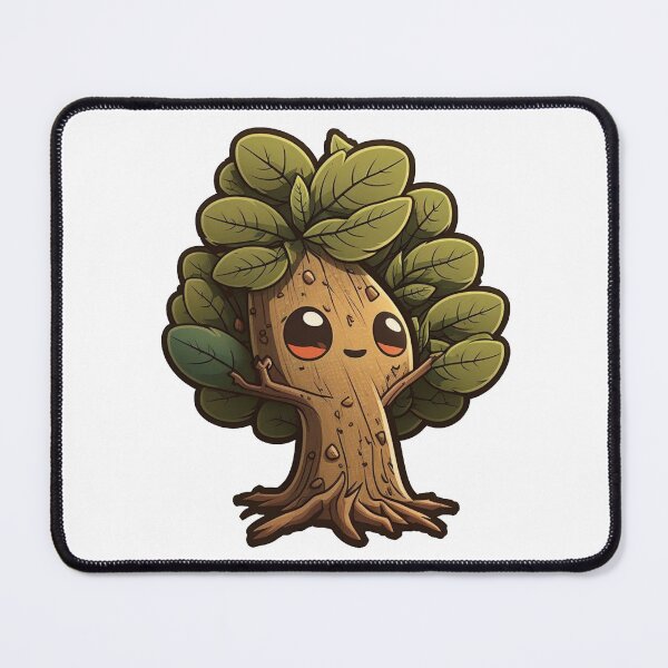Item preview, Small, happy oak tree designed and sold by AstroStickerCo.