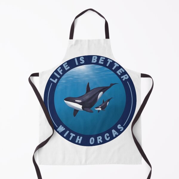 Item preview, Life Is Better With Orcas , New sticker designed and sold by Robo-toons.