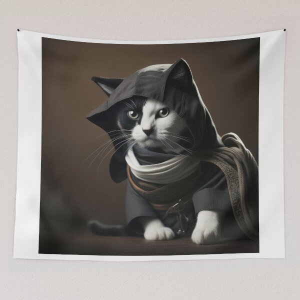 Item preview, Ninja Cat 01 designed and sold by PetSmartsPrint.