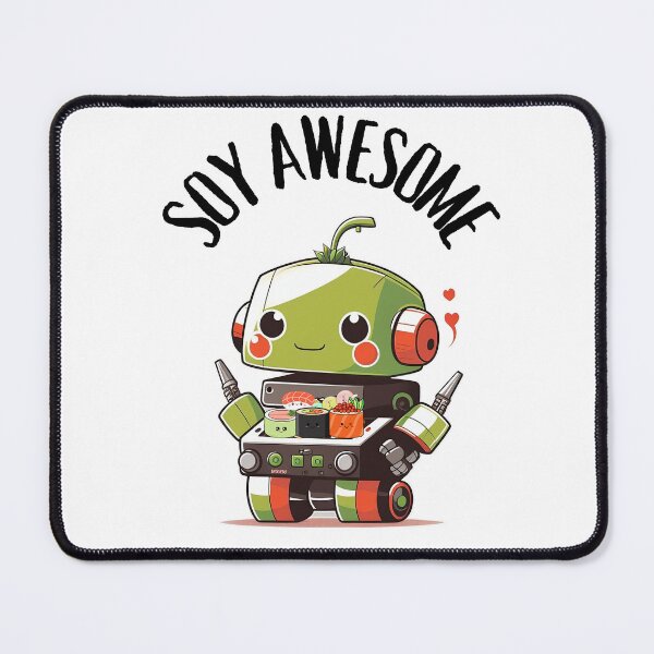 Item preview, Soy Awesome Cute Sushi Roll Robot designed and sold by Blvckstudios.