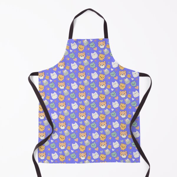 Item preview, Pattern: dog, cat, heart and animal paw - purple background designed and sold by Artxplor.