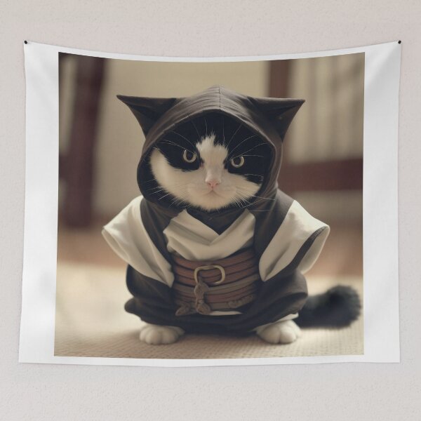 Item preview, Ninja Cat 04 designed and sold by PetSmartsPrint.