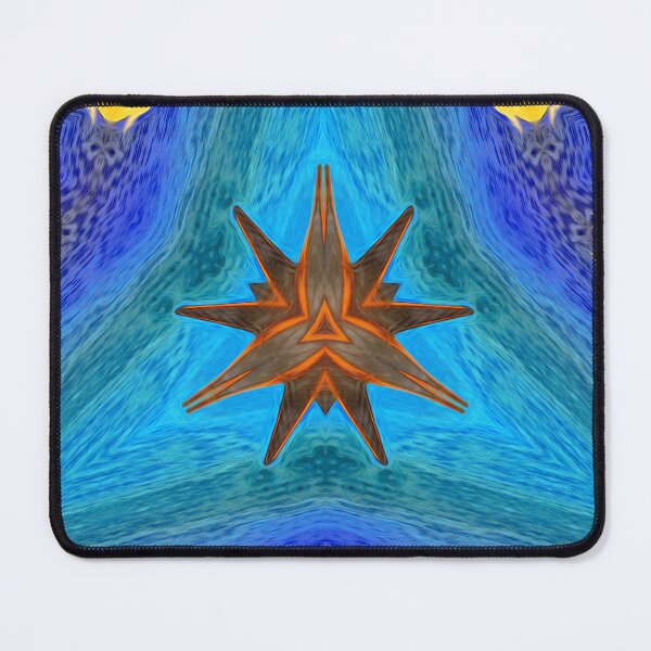 Item preview,  *LUMINOUS CONCERTO FOR A NINE-POINTED STAR, IN OCEAN MOON - BAHA'I SIGN - UNITY IN DIVERSITY - BAHA'I WORLD PEACE - UNIVERSAL LOVE - WORLD CITIZEN* designed and sold by Ralek.