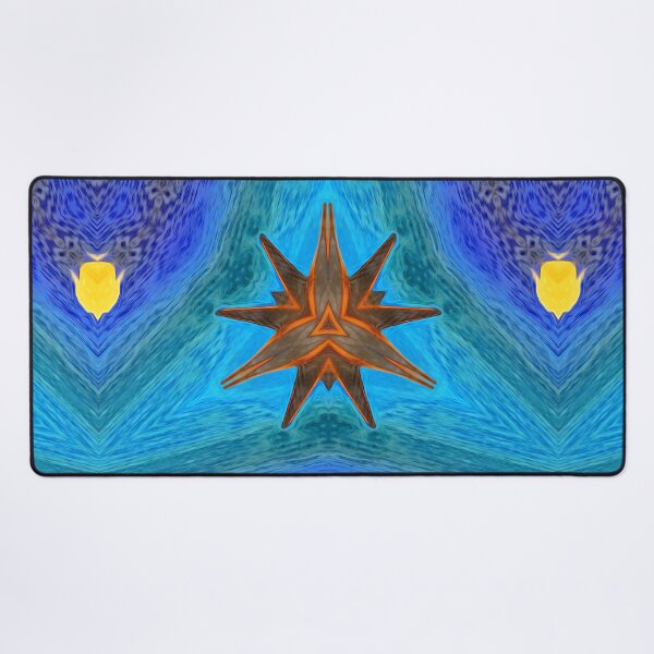 Item preview,  *LUMINOUS CONCERTO FOR A NINE-POINTED STAR, IN OCEAN MOON - BAHA'I SIGN - UNITY IN DIVERSITY - BAHA'I WORLD PEACE - UNIVERSAL LOVE - WORLD CITIZEN* designed and sold by Ralek.
