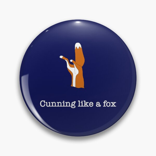 Item preview, Cunning like a fox (white) designed and sold by EarlGrey88.