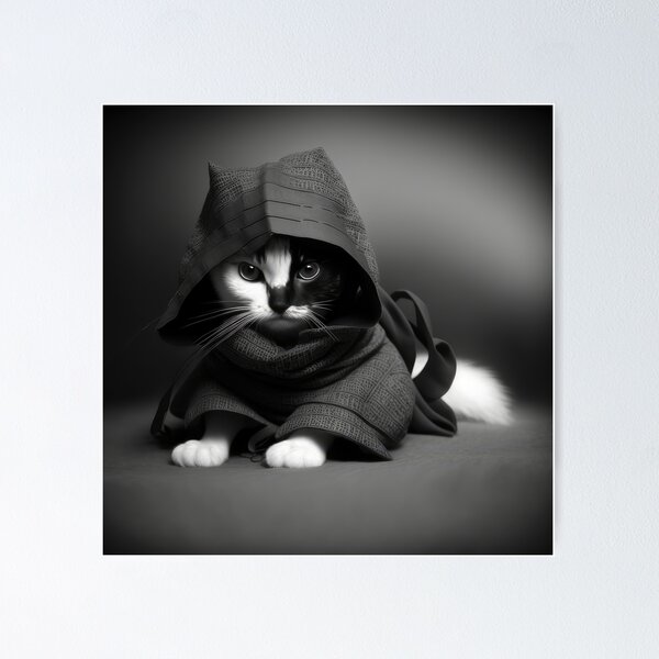 Item preview, Ninja Cat 05 designed and sold by PetSmartsPrint.