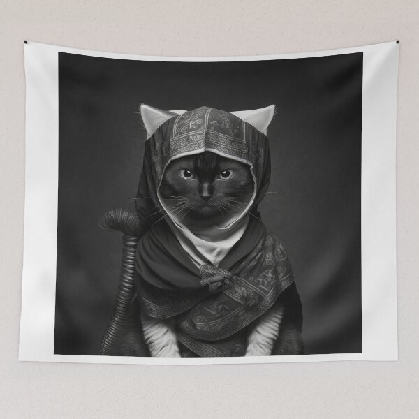 Item preview, Ninja Cat 08 designed and sold by PetSmartsPrint.