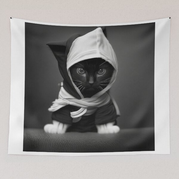 Item preview, Ninja Cat 10 designed and sold by PetSmartsPrint.