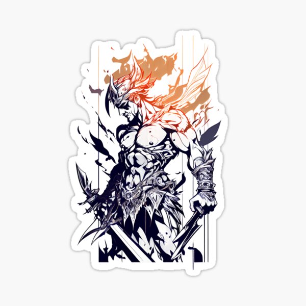 Sword Pen Drawing Sticker for Sale by Muhammad Waqas