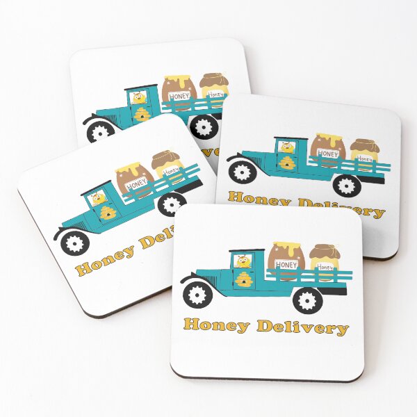 Item preview, Cute Honey Bee Driving Honey Delivery Truck, Funny Bee designed and sold by 1FunLife.