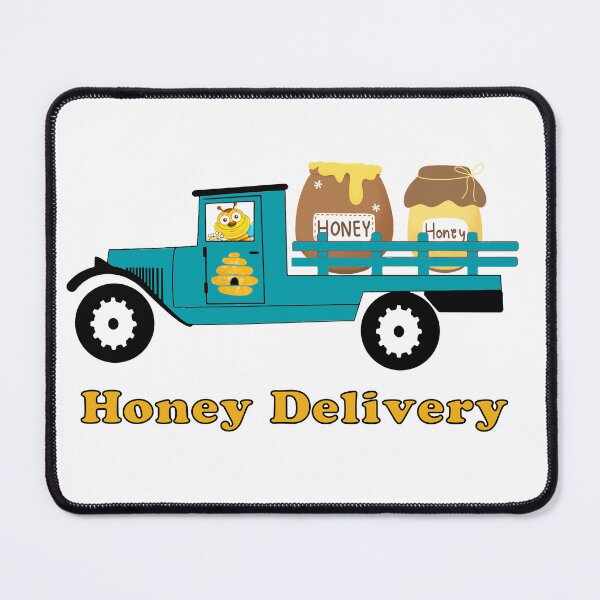 Item preview, Cute Honey Bee Driving Honey Delivery Truck, Funny Bee designed and sold by 1FunLife.